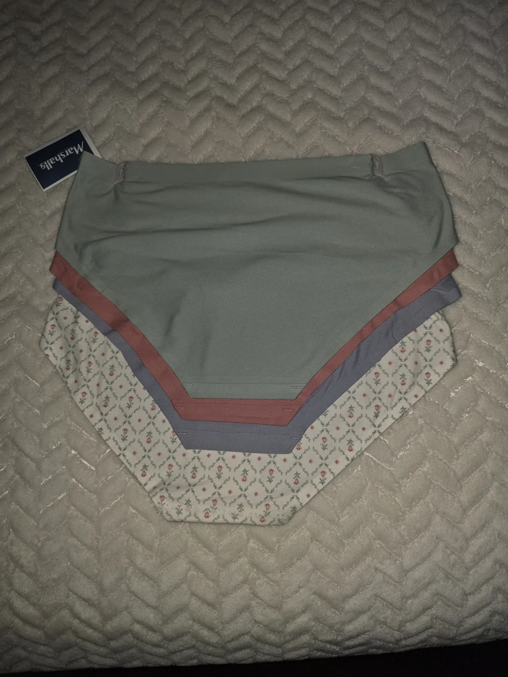 NWT Laura Ashley Cotton Blend Briefs - Pastel Floral & Solids